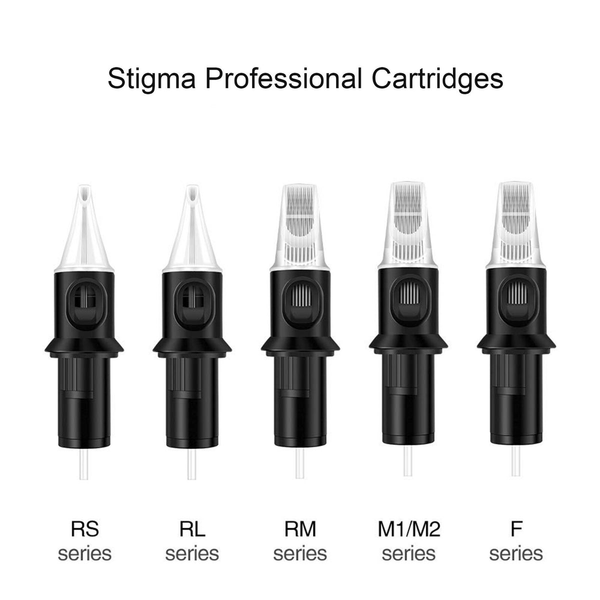 Tattoo Cartridge Needle Set - Sterile Magnum Round Liner Shaders (5 Cartridges)