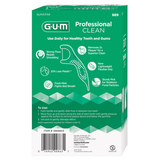 Dental Floss Picks Fresh Mint 450 Count - Convenient Oral Care for Teeth & Gums