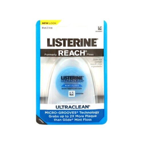 6 Pack Mint Dental Floss with Micro-Grooves Technology - 30 Yards Each