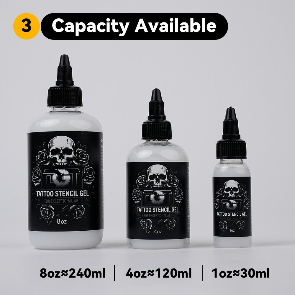 Tattoo Stencil Gel Transfer Cream 1/4/8oz for Safe Pattern Paste
