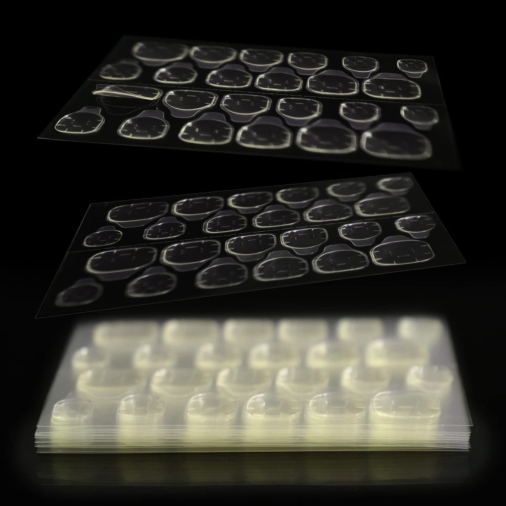 240 Pcs Waterproof Nail Stickers & Adhesive Tabs for Press-On Nails
