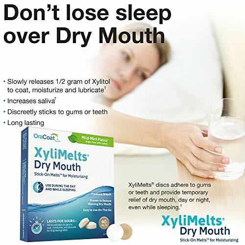 Xylimelts Dry Mouth Relief Melts - Mild Mint Flavor Assorted Sizes