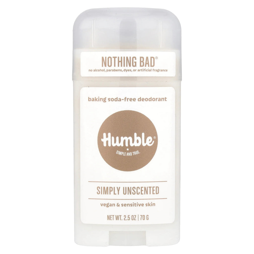 Unscented Baking Soda-Free Deodorant - 2.5 oz Natural Aluminum-Free