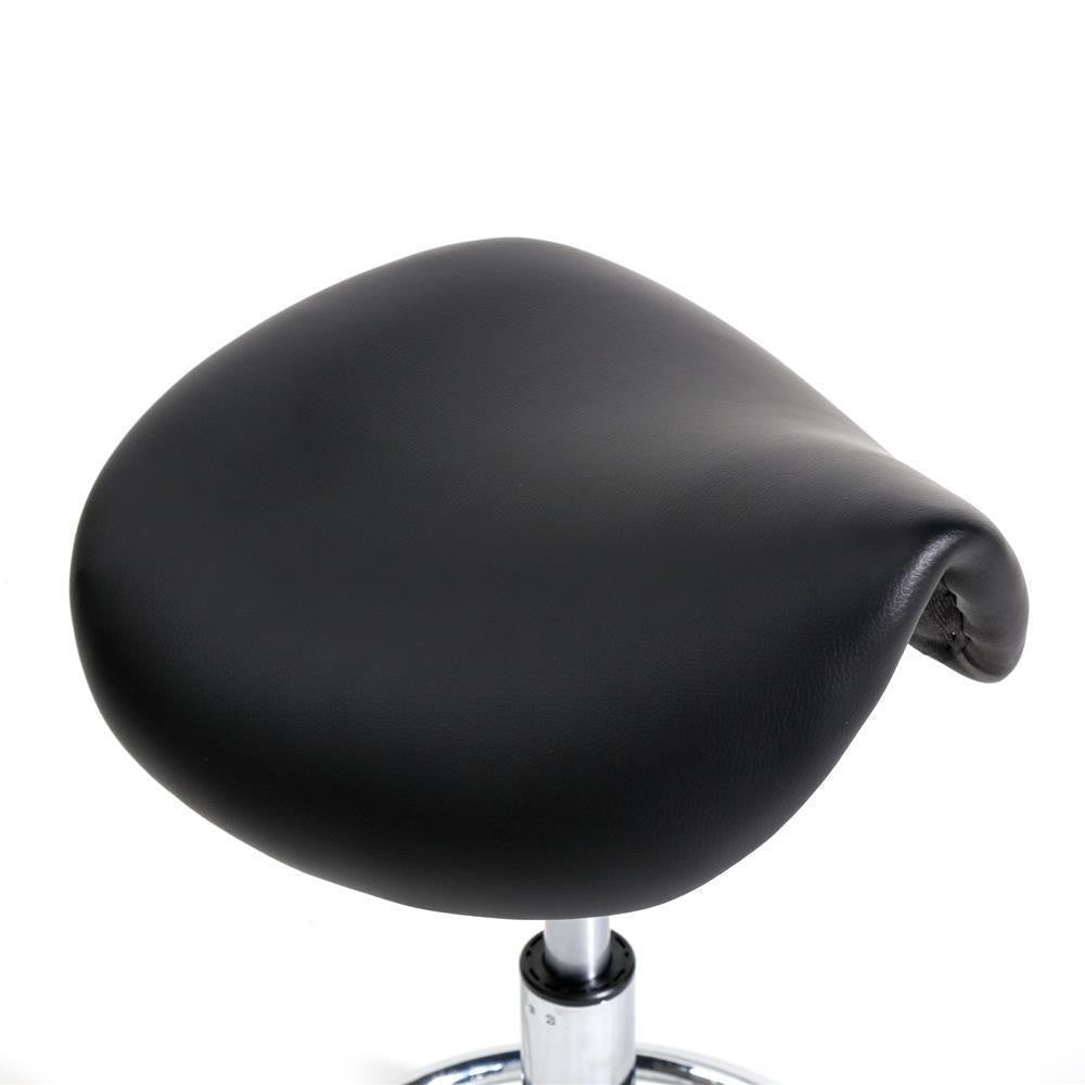 Adjustable Hydraulic Salon Stool with 5 Casters and 360° Swivel