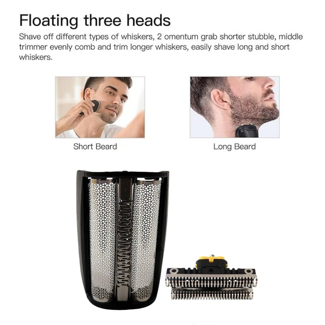 Foil & Cutter Head Replacement for Braun Electric Shavers - Series 3 & 7 Compatible