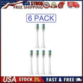 Replacement Toothbrush Heads for Sonic Electric Toothbrush - 6 Pack White