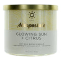 Soy Wax Blend Candle with 3 Wicks - Glowing Sun & Citrus Fragrance