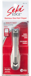 Stainless Steel Nail Clipper with Nail File - Ergonomic Hand Tool