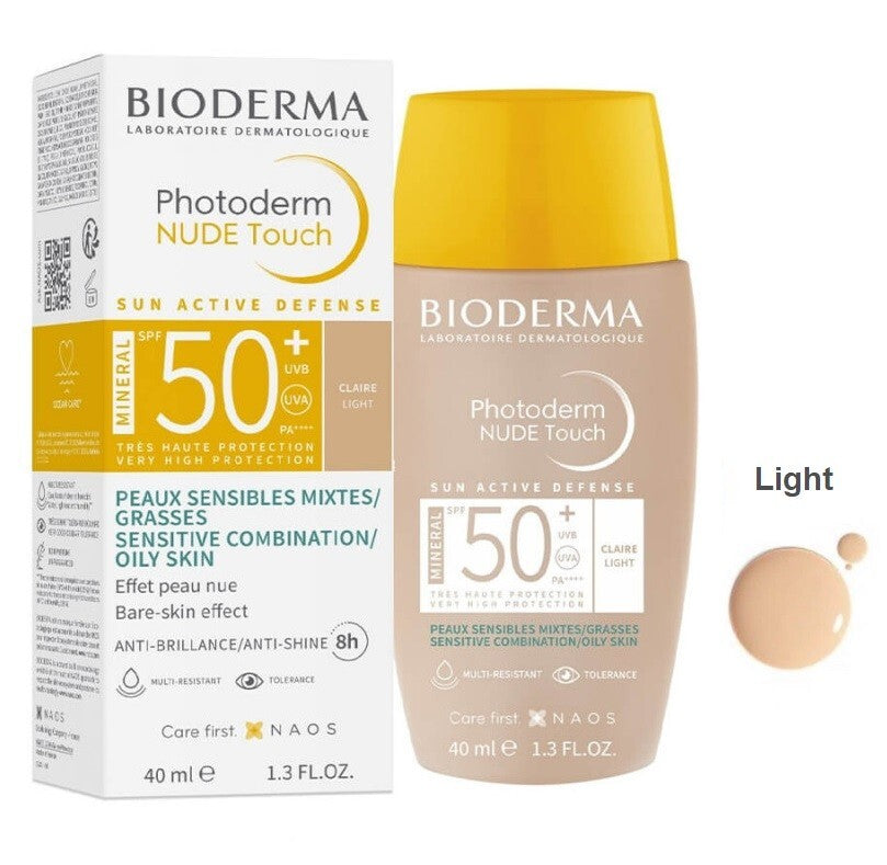 SPF50+ Mineral Sunscreen with Light Tint - Matte Finish, Water-Resistant, 40ml