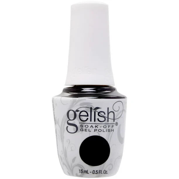 Black Gel Polish - Long-Lasting Soak-Off UV/LED Nail Polish 0.5 oz