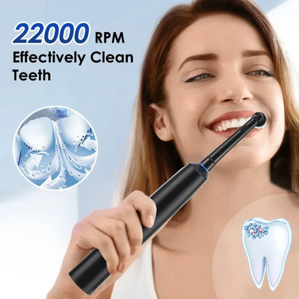 Rechargeable Electric Toothbrush with 4 Replacement Heads & 5 Modes