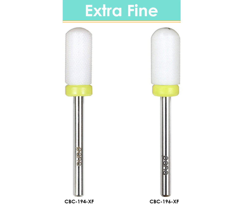 Ceramic Nail Drill Bit - Large & Small Barrel Sizes, Multiple Grits