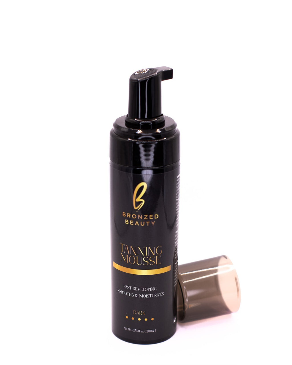 Self Tanning Mousse with Aloe Vera - Natural Dark Bronze, 6.76 Fl Oz
