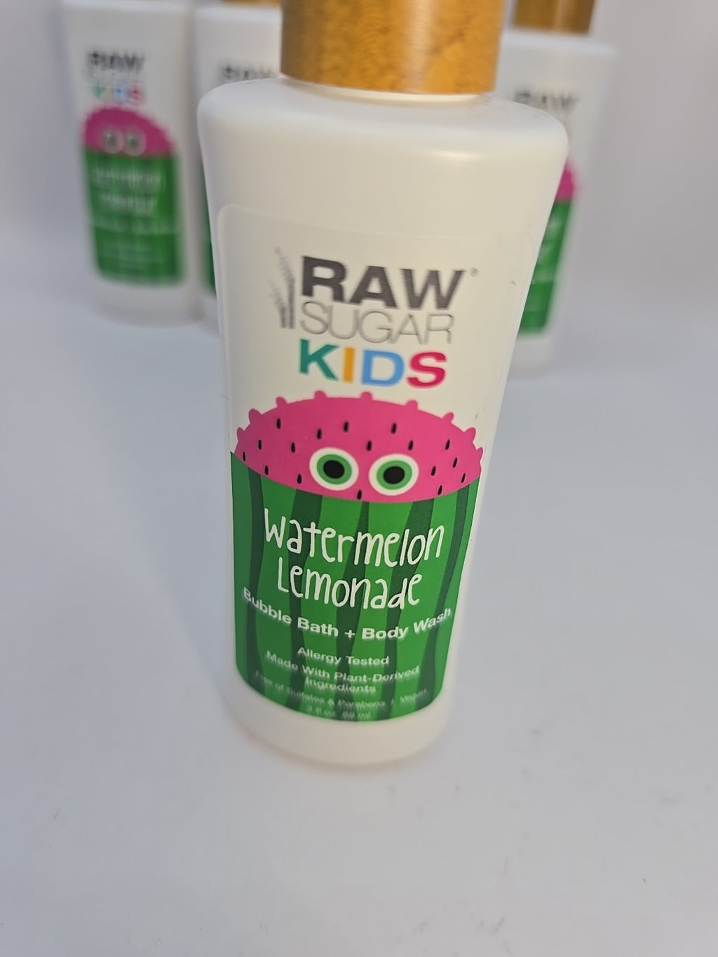 Raw Sugar Kids Watermelon Lemonade Bubble Bath Set - 5 Pack 3 fl oz