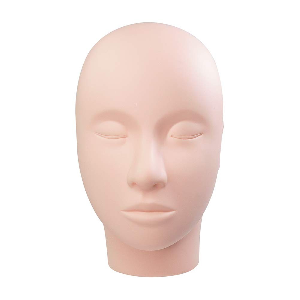 Realistic Silicone Lash Mannequin Head for Makeup & Lash Extensions