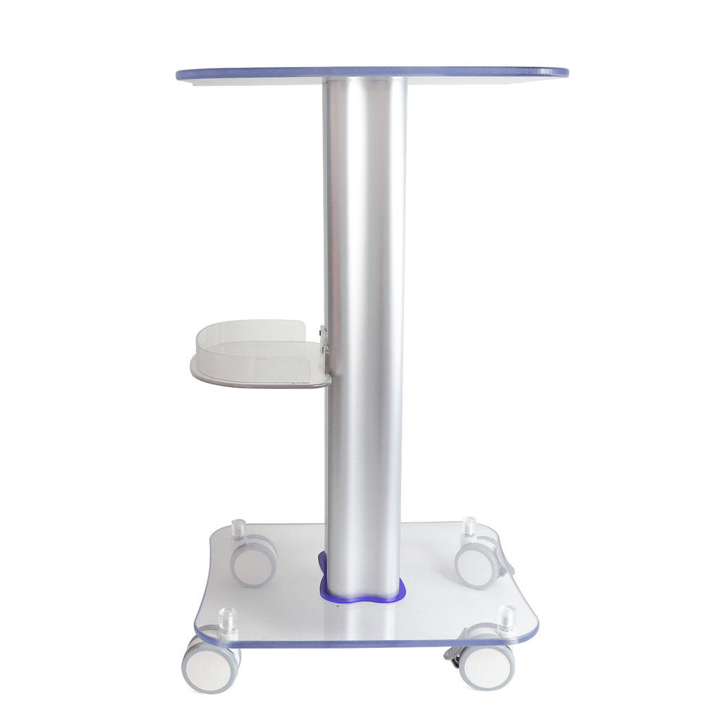 Beauty Salon Trolley Cart with Wheels - 69.5cm Mobile Spa & Makeup Tray