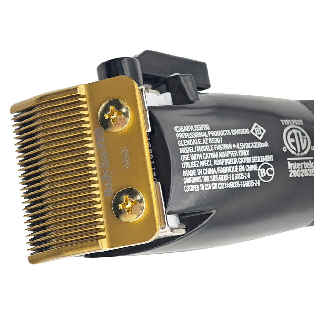 Professional Cordless Hair Clipper with Adjustable Taper & 8 Attachments
