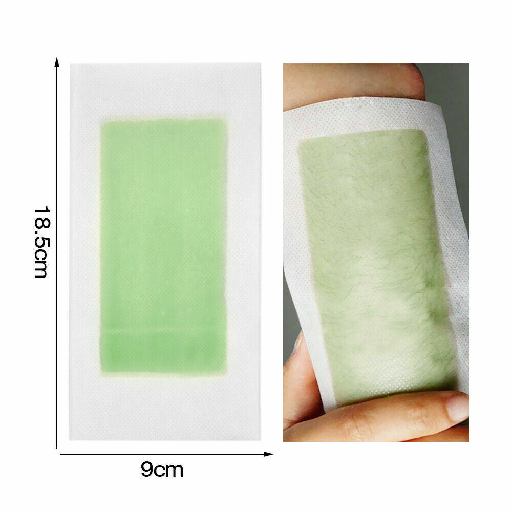 Cold Wax Hair Removal Strips for Body & Face - Double Sided, All Sizes