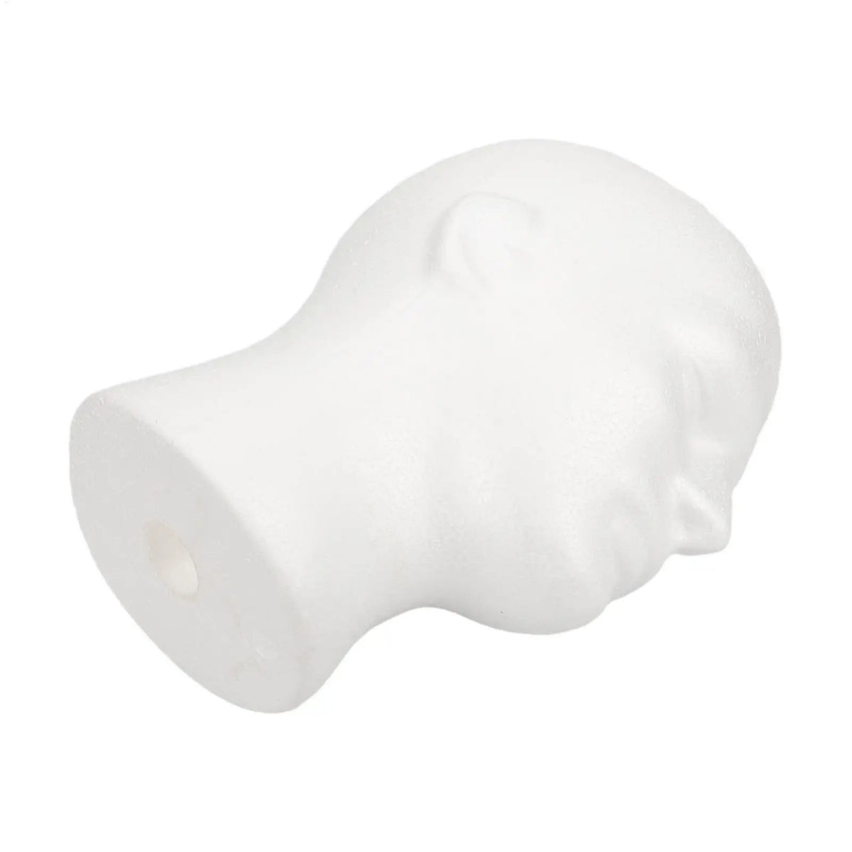 Lightweight Foam Mannequin Head Wig Stand for Styling and Display - Male & Female