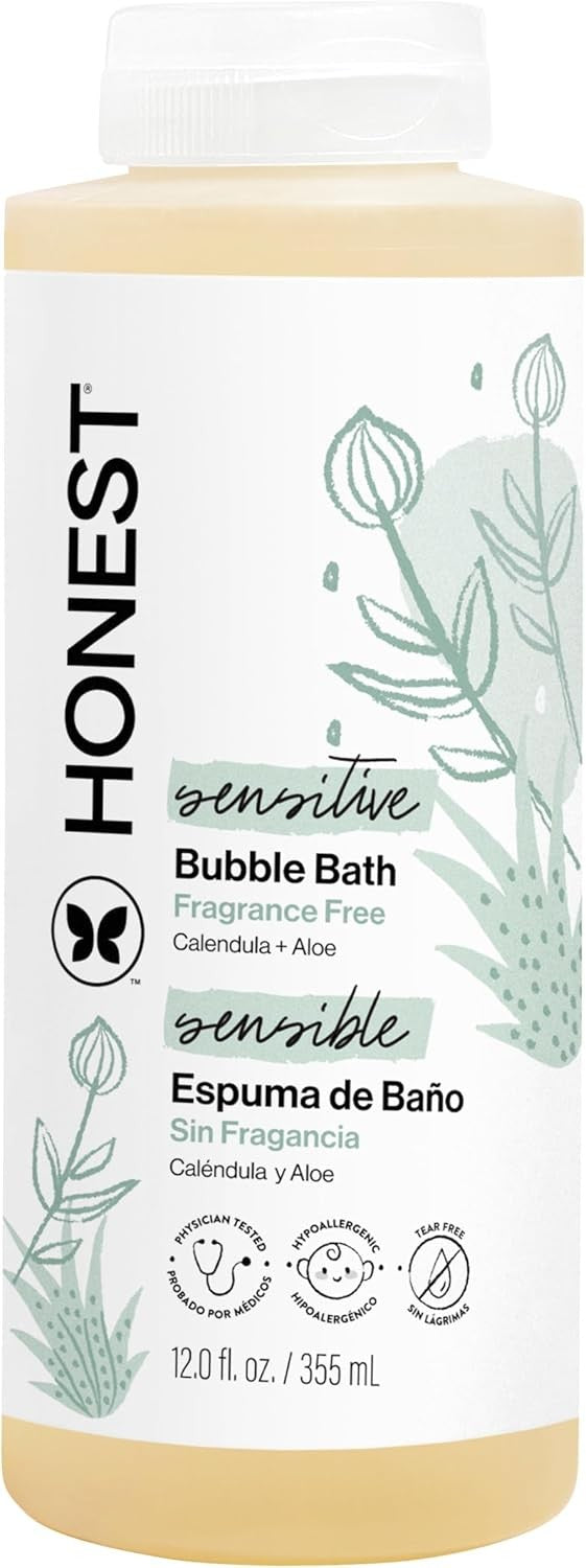 Gentle Fragrance-Free Baby Bubble Bath - Hypoallergenic & Tear-Free