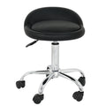 Adjustable Hydraulic Salon Stool with Back Rest for Hair, Tattoo, and Beauty Chairs