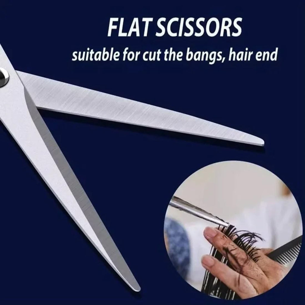 6.7 Inch Stainless Steel Hair Cutting Shears Set with Thinning Scissors and Comb