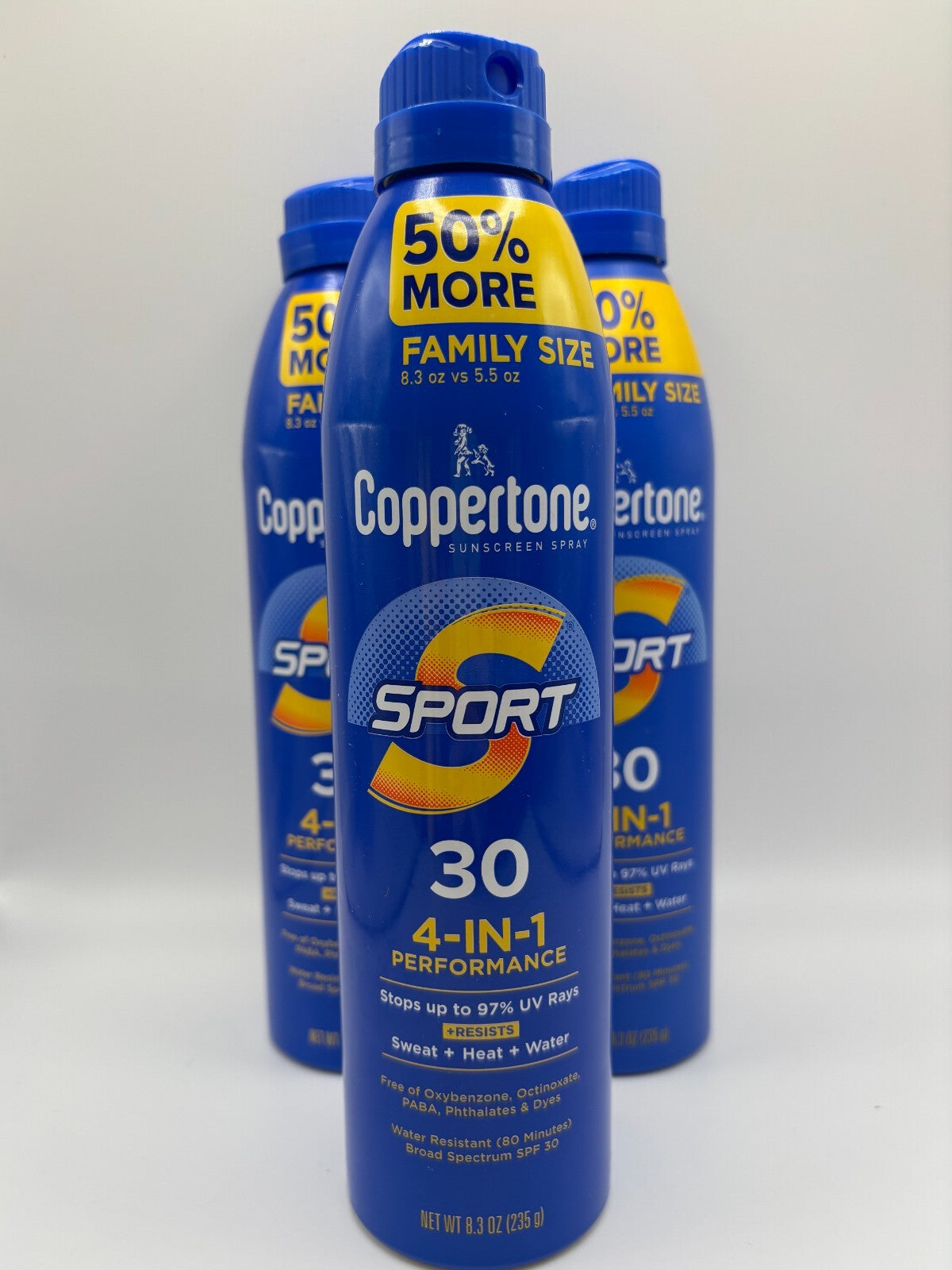 Performance SPF 30 Sunscreen Spray - 4-in-1 Sport Sunscreen, 8.3 oz