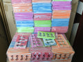 100 Pairs Soft Foam Toe Separators for Pedicure Spa Use - Individual Warp