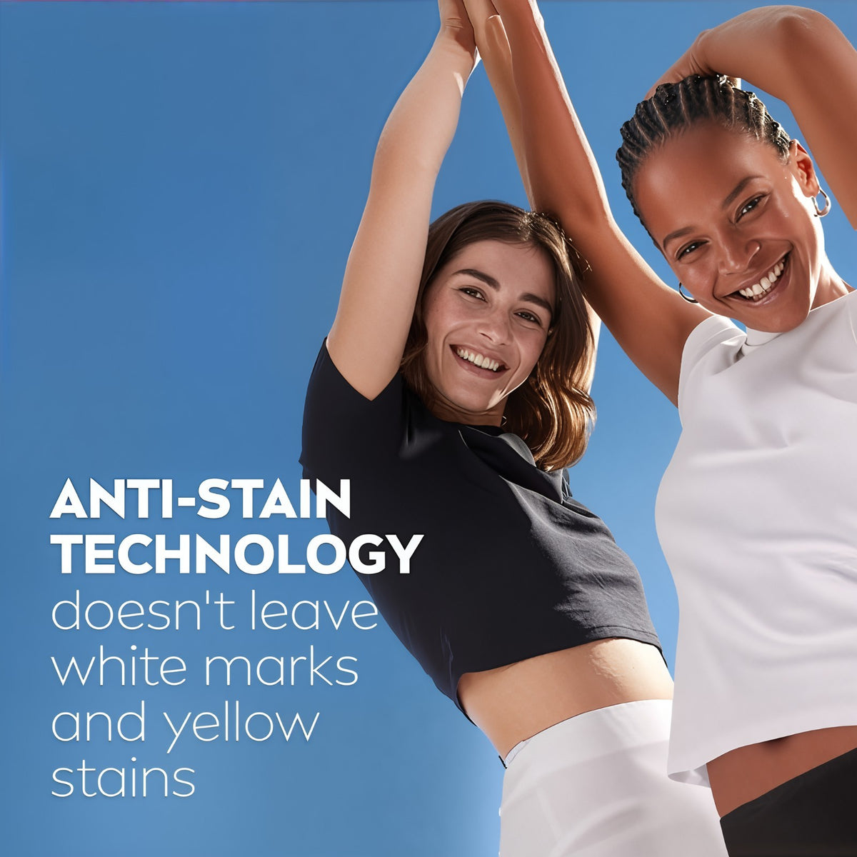 2 Pack Women’s Invisible Clear Roll-On Antiperspirant - 48H Odor & Stain Protection