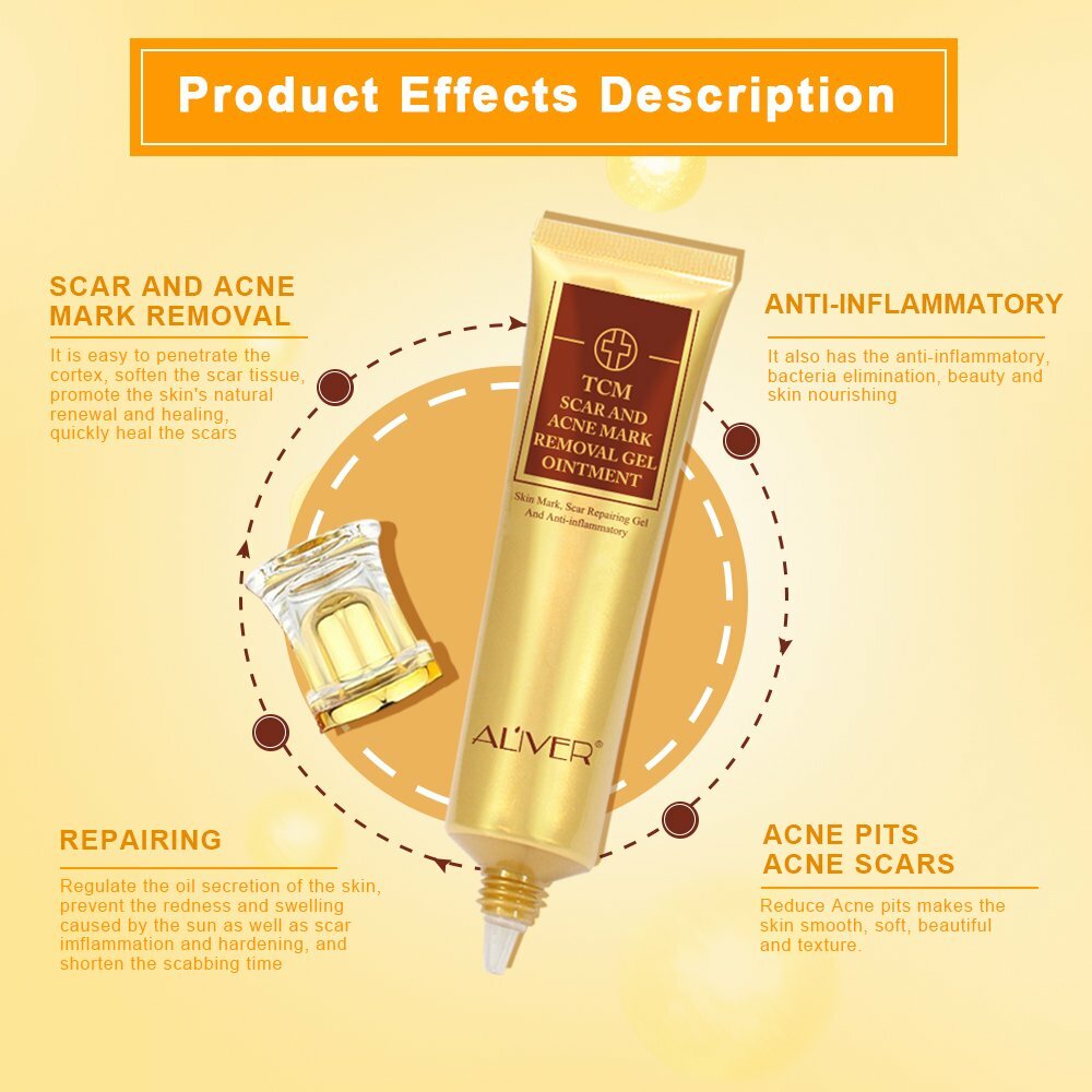 Scar and Acne Mark Removal Gel for Skin Blemish Healing – Multiple Packs