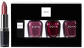 Holiday Nail Polish & Lipstick Set - Full-Size Bottles & Lipstick Assortment