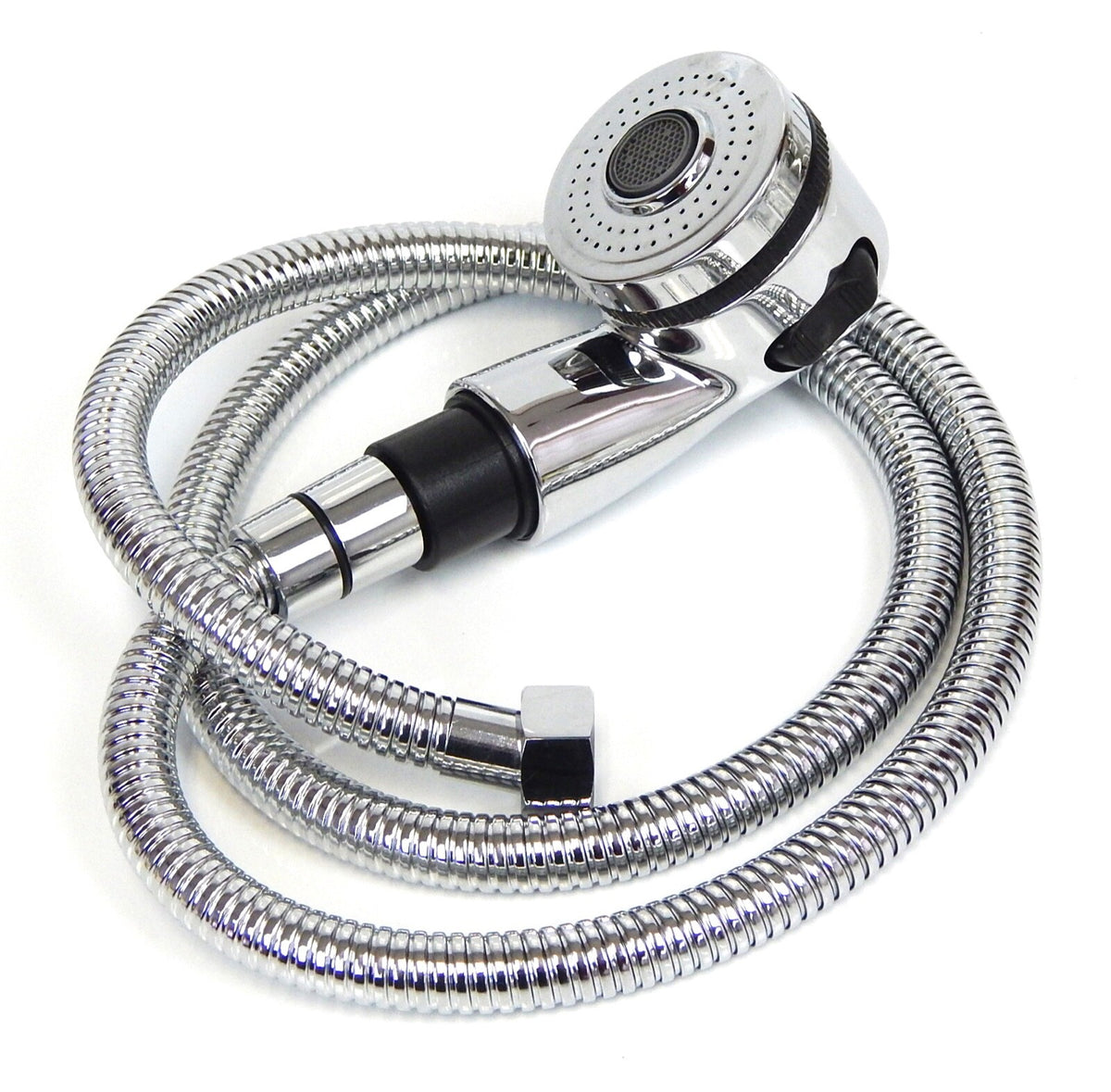 Chrome Shampoo Bowl Sprayer Head with Hose & 1/2" Connector - Salon Fixture