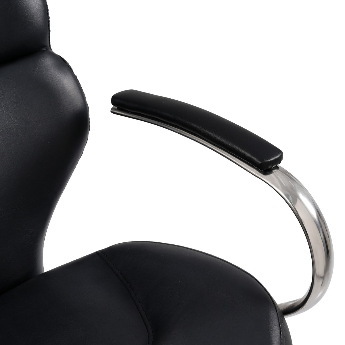 Hydraulic Reclining Barber Chair with Footrest for Salon Hair Styling Spa