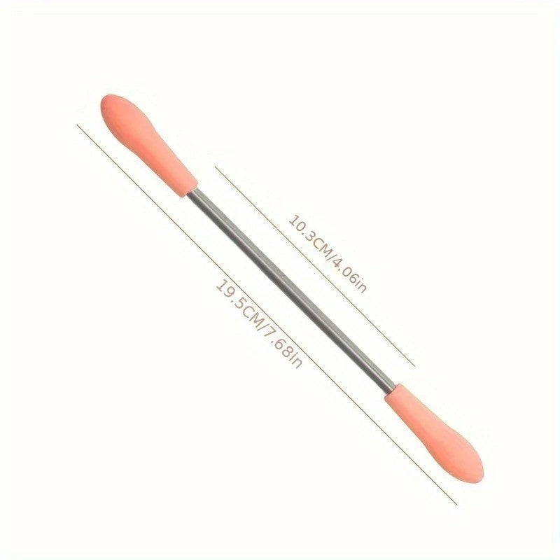 Facial Hair Remover Spring Stick Epilator for Upper Lip & Chin - Reusable Manual Threading Tool