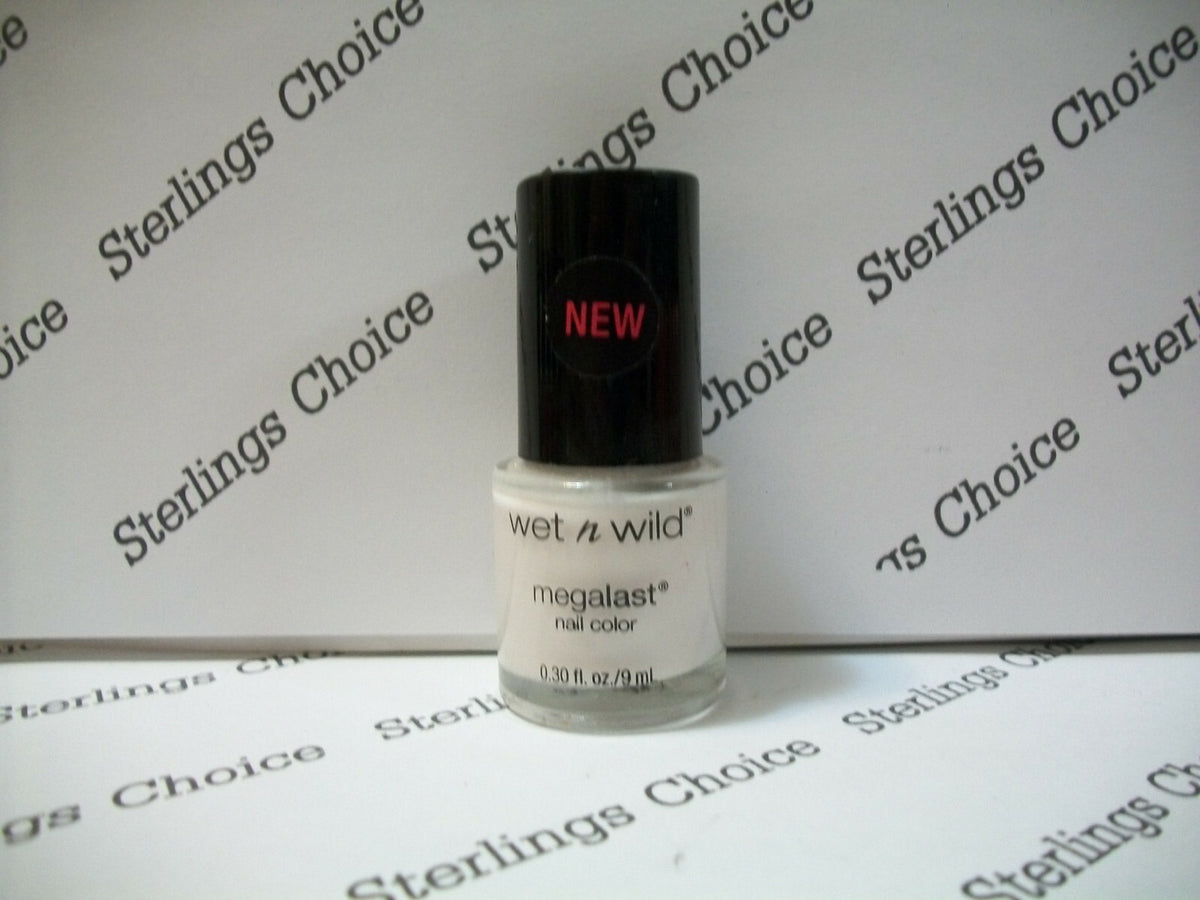 Wet n Wild Megalast Nail Polish #201B Hush Hush - Quick-Dry, Long-Lasting