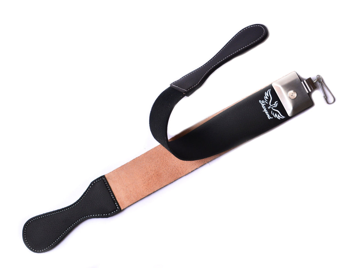 Luxury Barber Shaving Kit with Straight Razor & Leather Strop Set