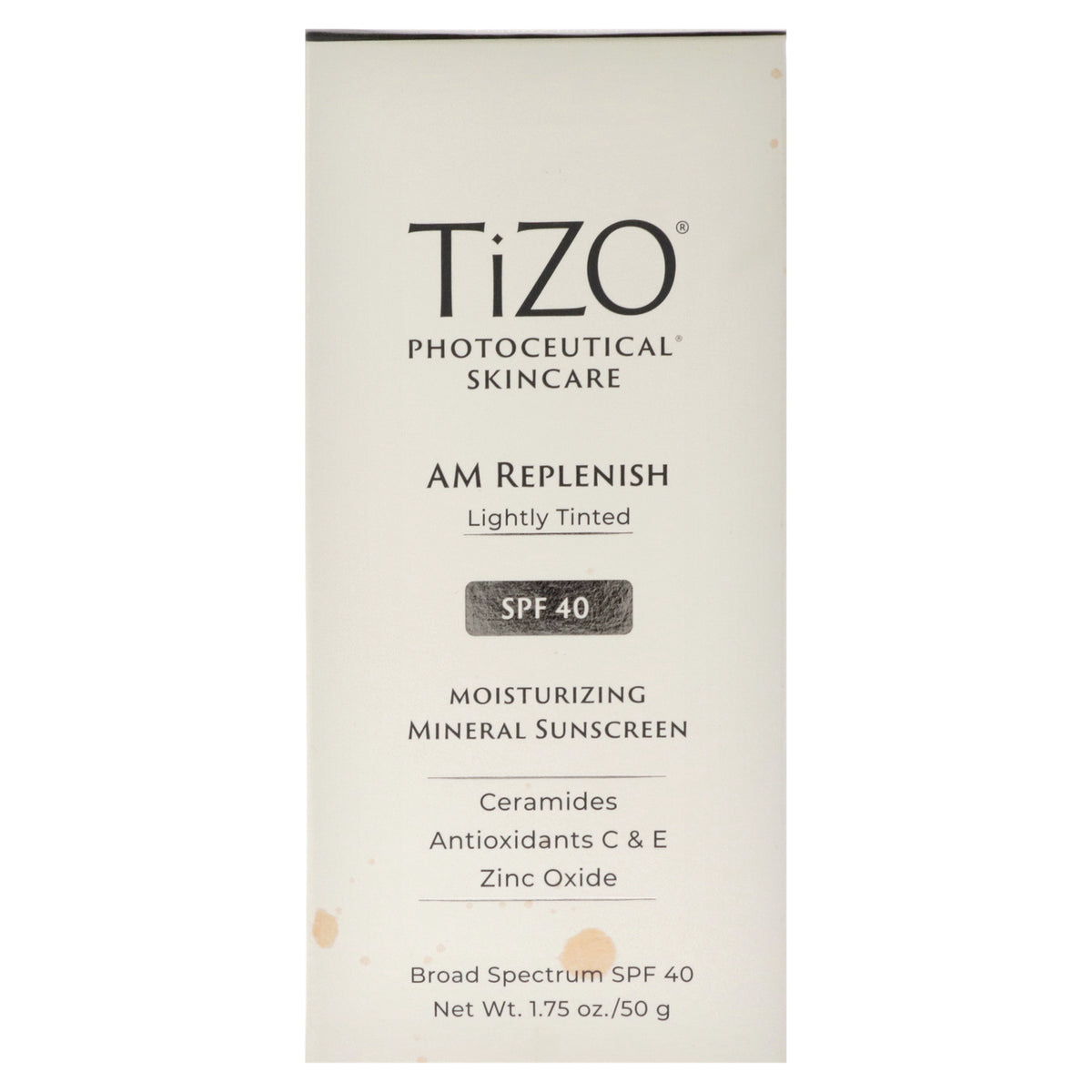 Unisex SPF 40 Lightly Tinted Sunscreen with Zinc & Ceramides - 1.75 oz