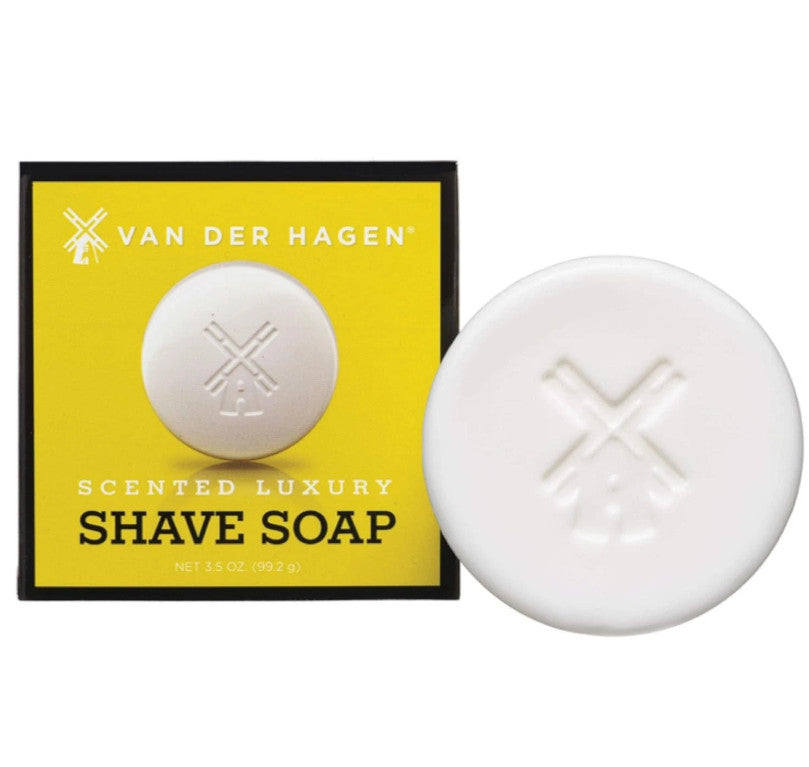 Men's Scented Shaving Soap 3-Pack - Luxurious Natural Lather for All Skin Types