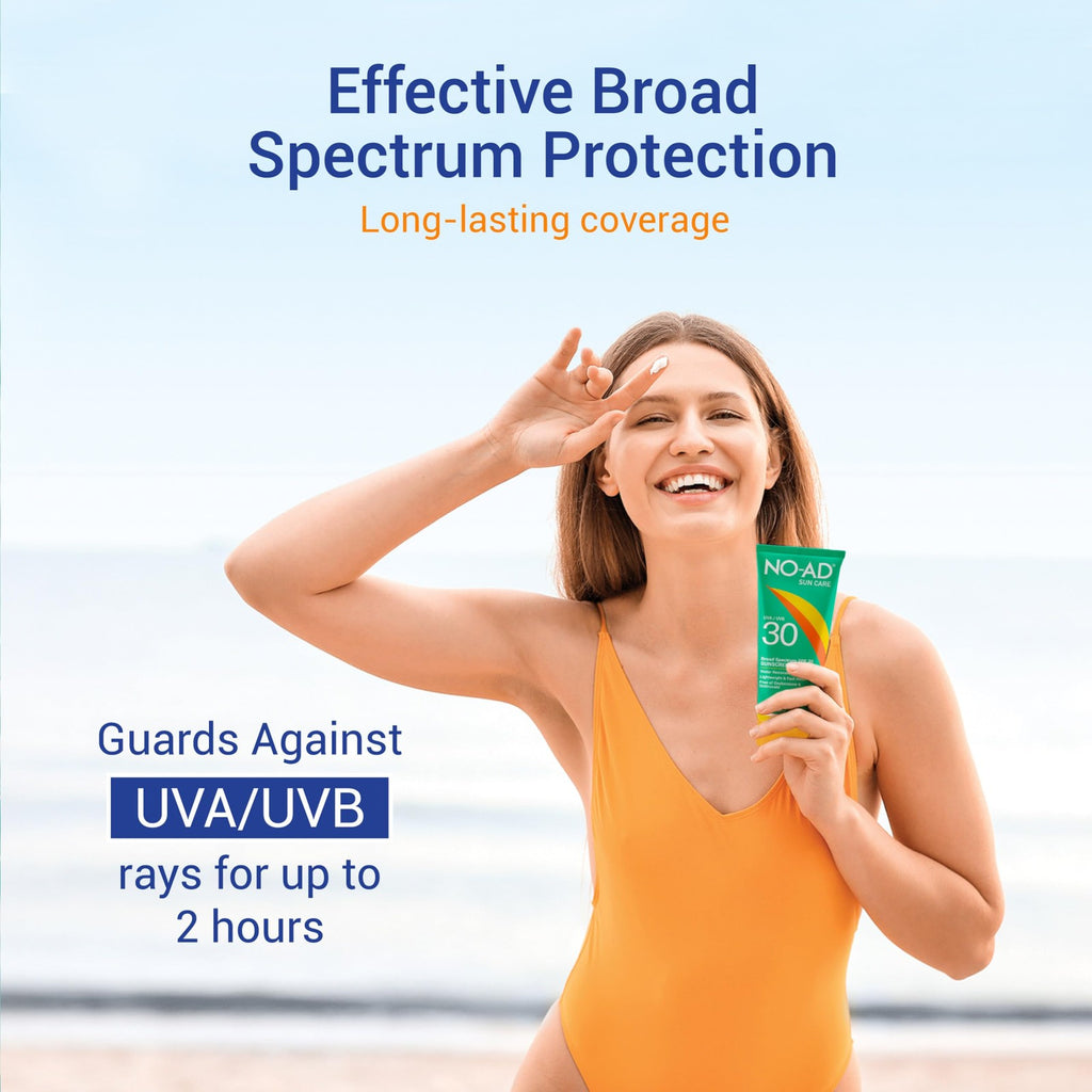 SPF 30 Sunscreen Lotion Broad Spectrum UVA/UVB Water-Resistant Pack of 3