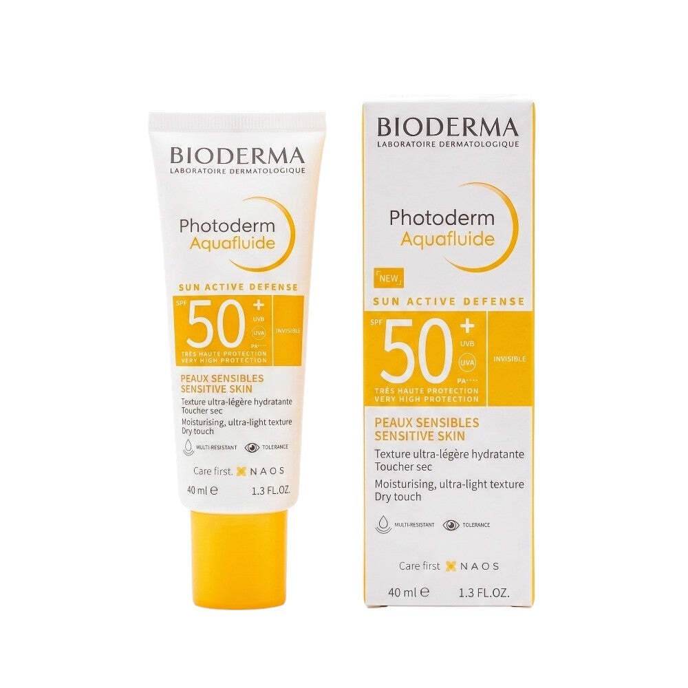 Bioderma SPF50+ Invisible Sun Cream - Lightweight Daily Face Sunscreen 40ml