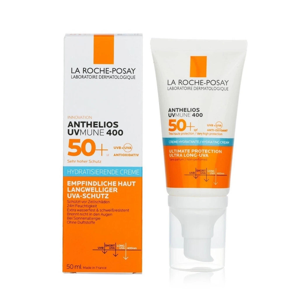 SPF 50+ Moisturizing Sunscreen Cream with Hydrating Formula - 50ML