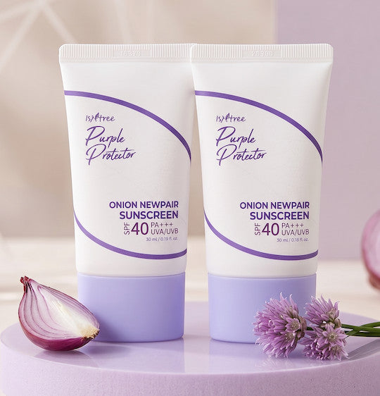 Onion Sunscreen SPF40 PA+++ 2-Pack, 50ml, Broad Spectrum Protection