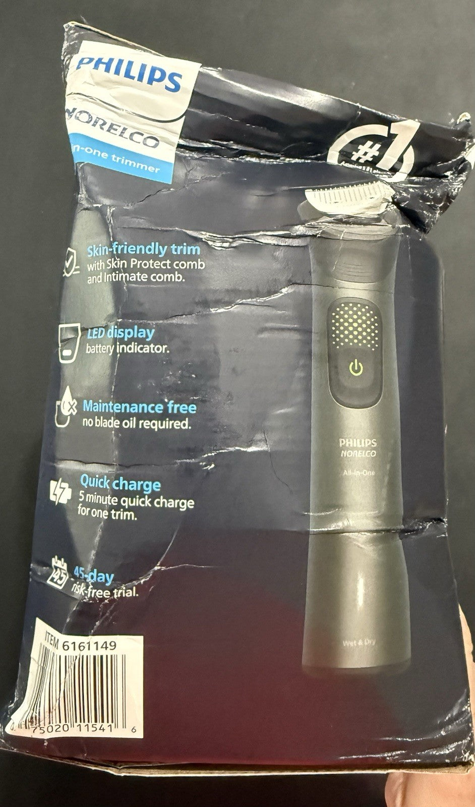 Philips Norelco All-in-One Hair, Face & Body Trimmer 24 Pieces - Wet & Dry
