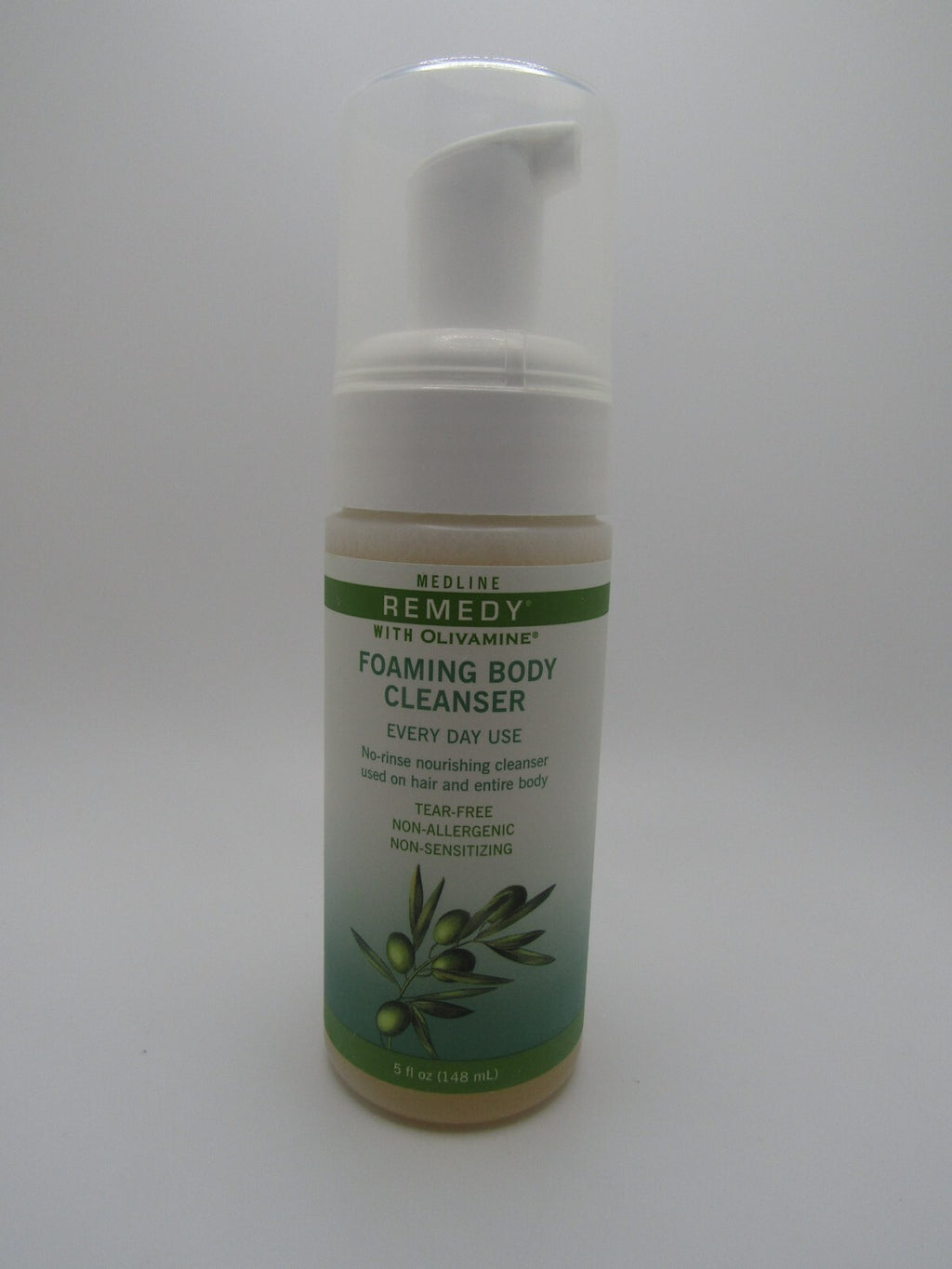 Medline Remedy Olivamine Foaming Body Cleanser, No Rinse, Scented,