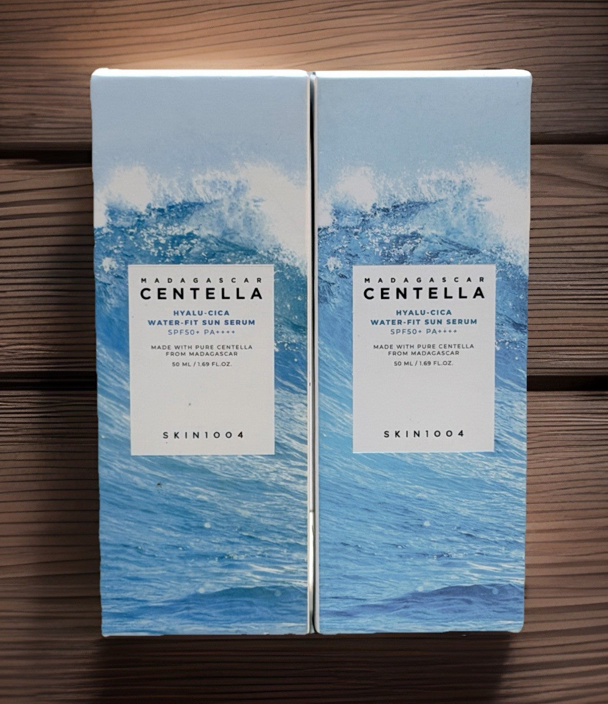 2 Pack Hydrating Sun Serum SPF50+ PA++++ with Centella & Hyaluronic Acid
