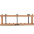Wood Safety Razor Display Stand – 7 Holes, Countertop Storage for Razors