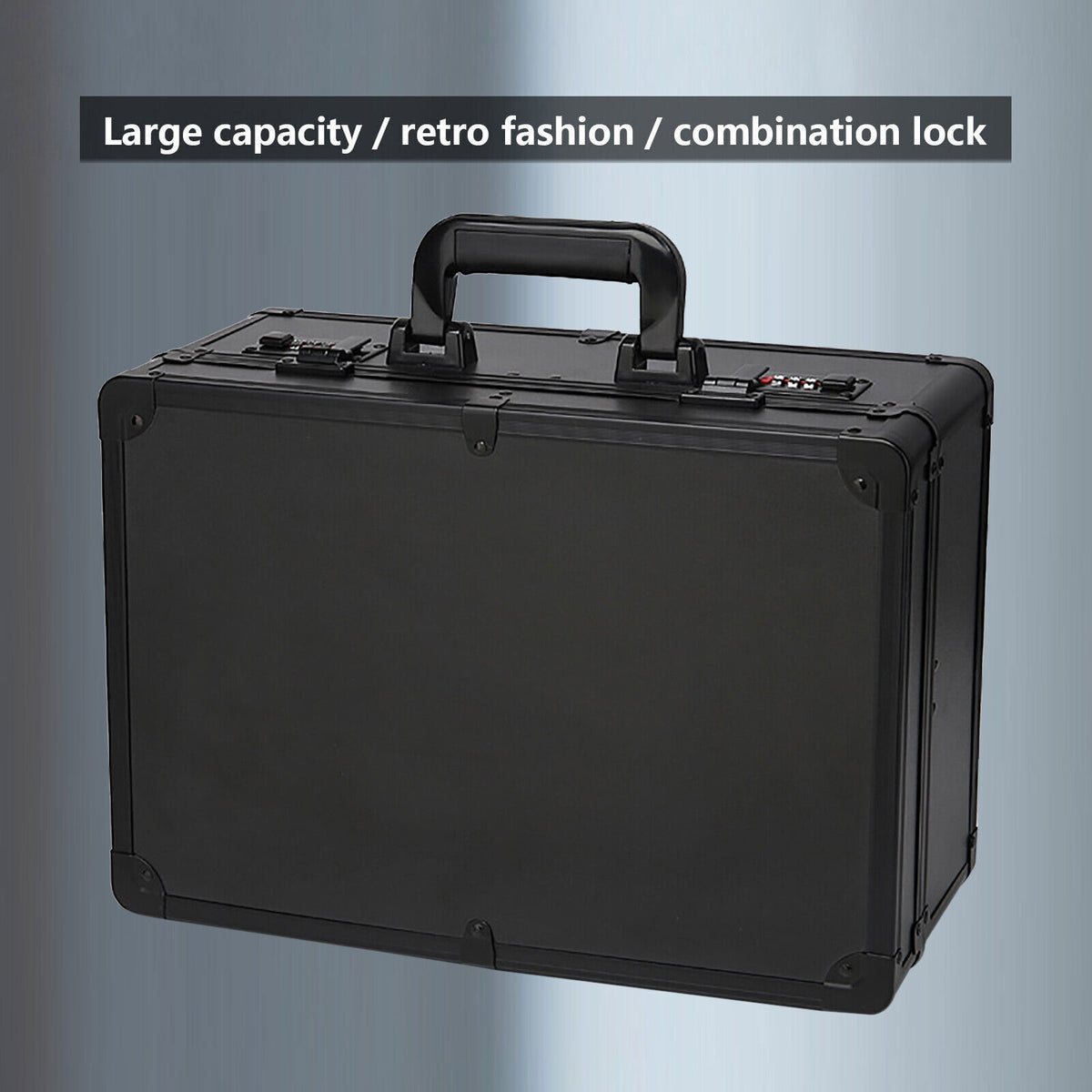 Portable Barber Tool Case with Lock for Clippers & Shears