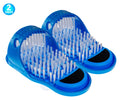 Foot Scrubber Shower Sandal with Pumice Stone & Suction Cup 2 Pack