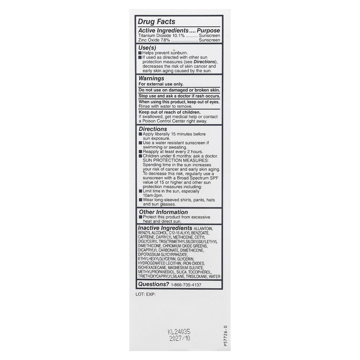 Broad Spectrum SPF 40 Tinted Face Lotion for All Skin Types - 1.7 fl oz