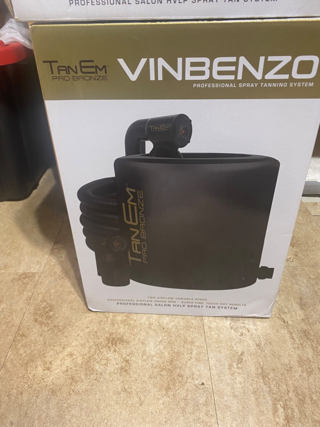 Professional Salon HVLP Tanning System with 2 Guns - Model Vinbenzo